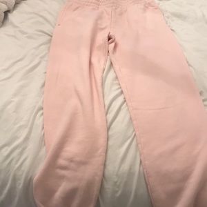 Light pink aritzia sweatpants!